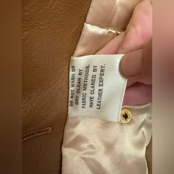 Induyco Vintage Genuine Leather Trench Coat Jacket - Picture 9 of 10